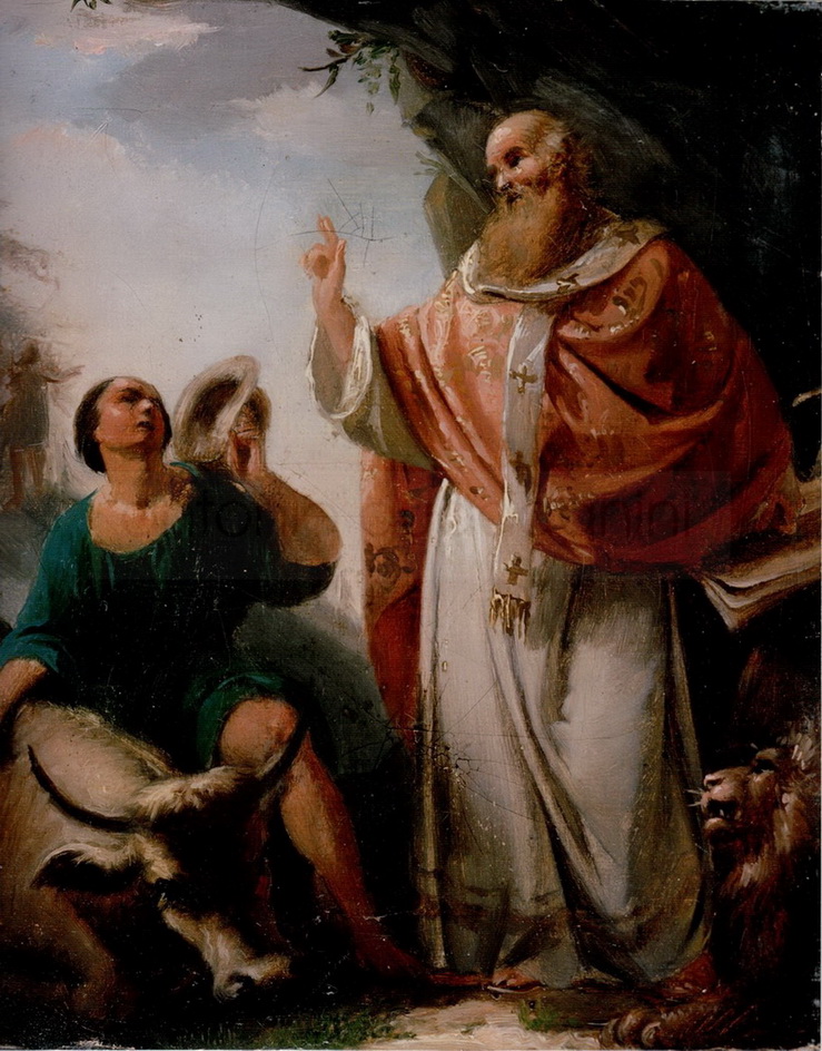 Bozzetto per il Miracolo di San Biagio - 1851 - collezione privata